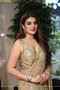 Nidhhi Agerwal at Hari Hara Veera Mallu Success Meet