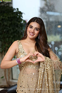 Nidhhi Agerwal at Hari Hara Veera Mallu Success Meet