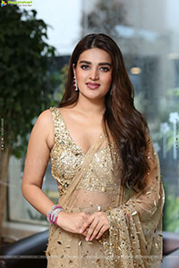 Nidhhi Agerwal at Hari Hara Veera Mallu Success Meet