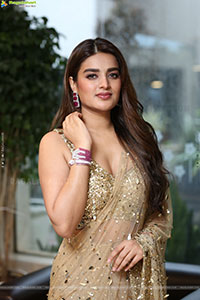 Nidhhi Agerwal at Hari Hara Veera Mallu Success Meet