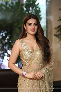 Nidhhi Agerwal at Hari Hara Veera Mallu Success Meet