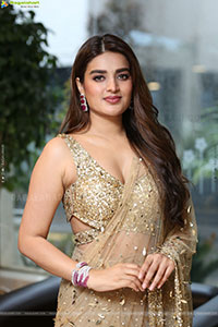 Nidhhi Agerwal at Hari Hara Veera Mallu Success Meet