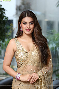 Nidhhi Agerwal at Hari Hara Veera Mallu Success Meet