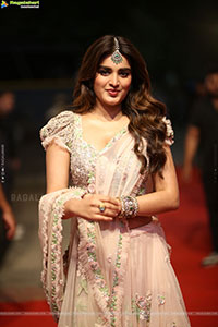 Nidhhi Agerwal at Hari Hara Veera Mallu Pre Release Event