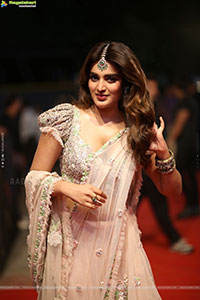 Nidhhi Agerwal at Hari Hara Veera Mallu Pre Release Event