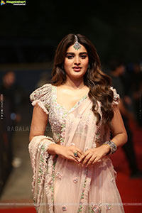 Nidhhi Agerwal at Hari Hara Veera Mallu Pre Release Event
