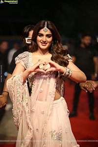 Nidhhi Agerwal at Hari Hara Veera Mallu Pre Release Event