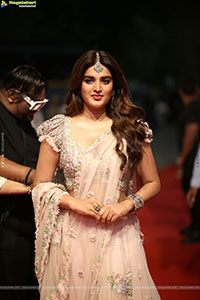 Nidhhi Agerwal at Hari Hara Veera Mallu Pre Release Event