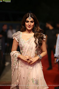 Nidhhi Agerwal at Hari Hara Veera Mallu Pre Release Event