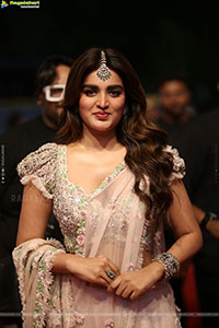 Nidhhi Agerwal at Hari Hara Veera Mallu Pre Release Event