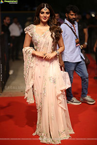 Nidhhi Agerwal at Hari Hara Veera Mallu Pre Release Event