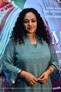 Nithya Menon at Sir Madam Movie Pre Release Event