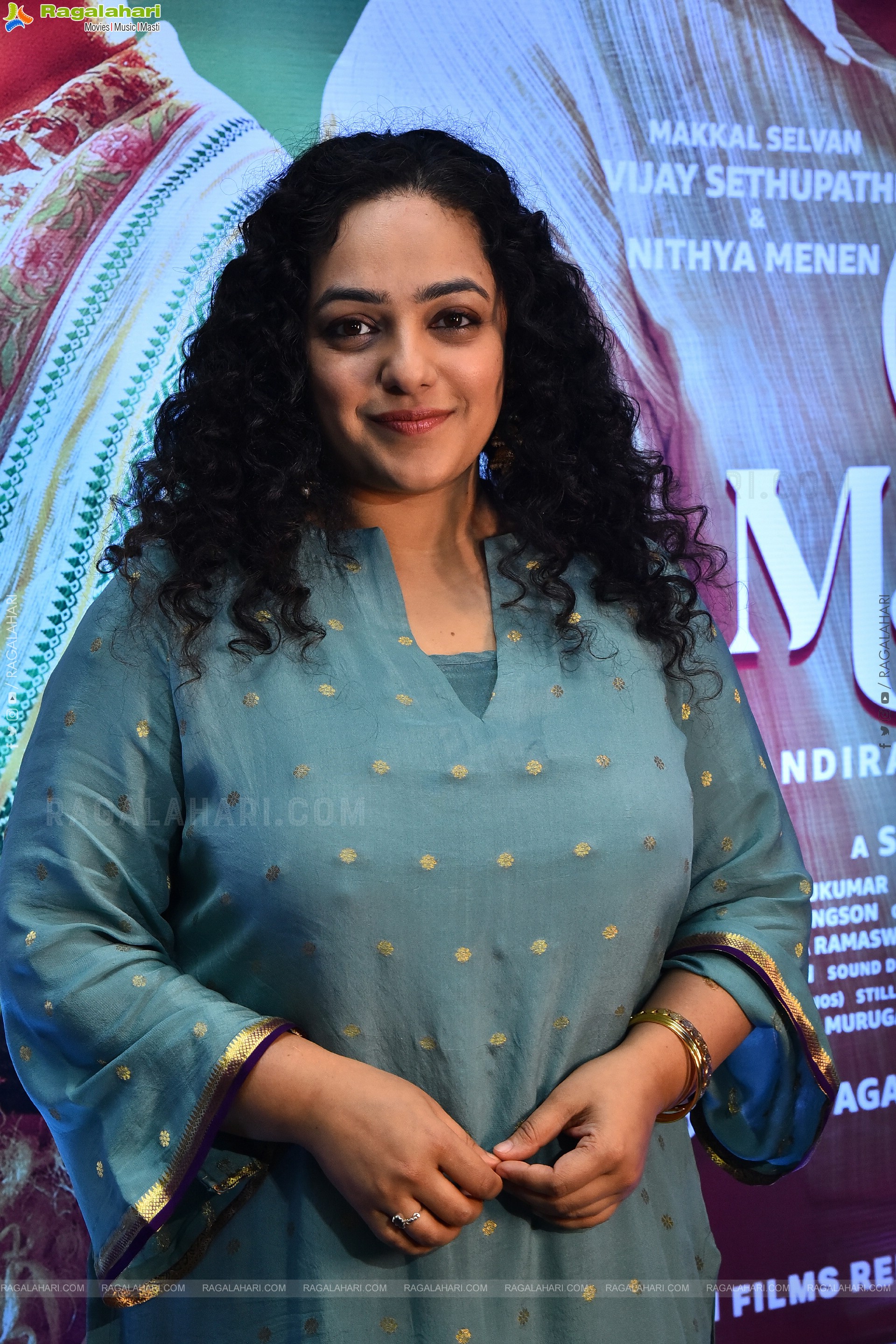 Nithya Menon at Sir Madam Movie Pre Release Event, HD Gallery