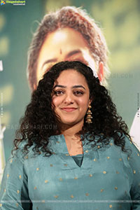 Nithya Menon at Sir Madam Movie Pre Release Event