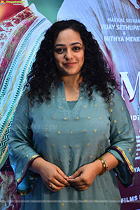 Nithya Menon at Sir Madam Movie Pre Release Event