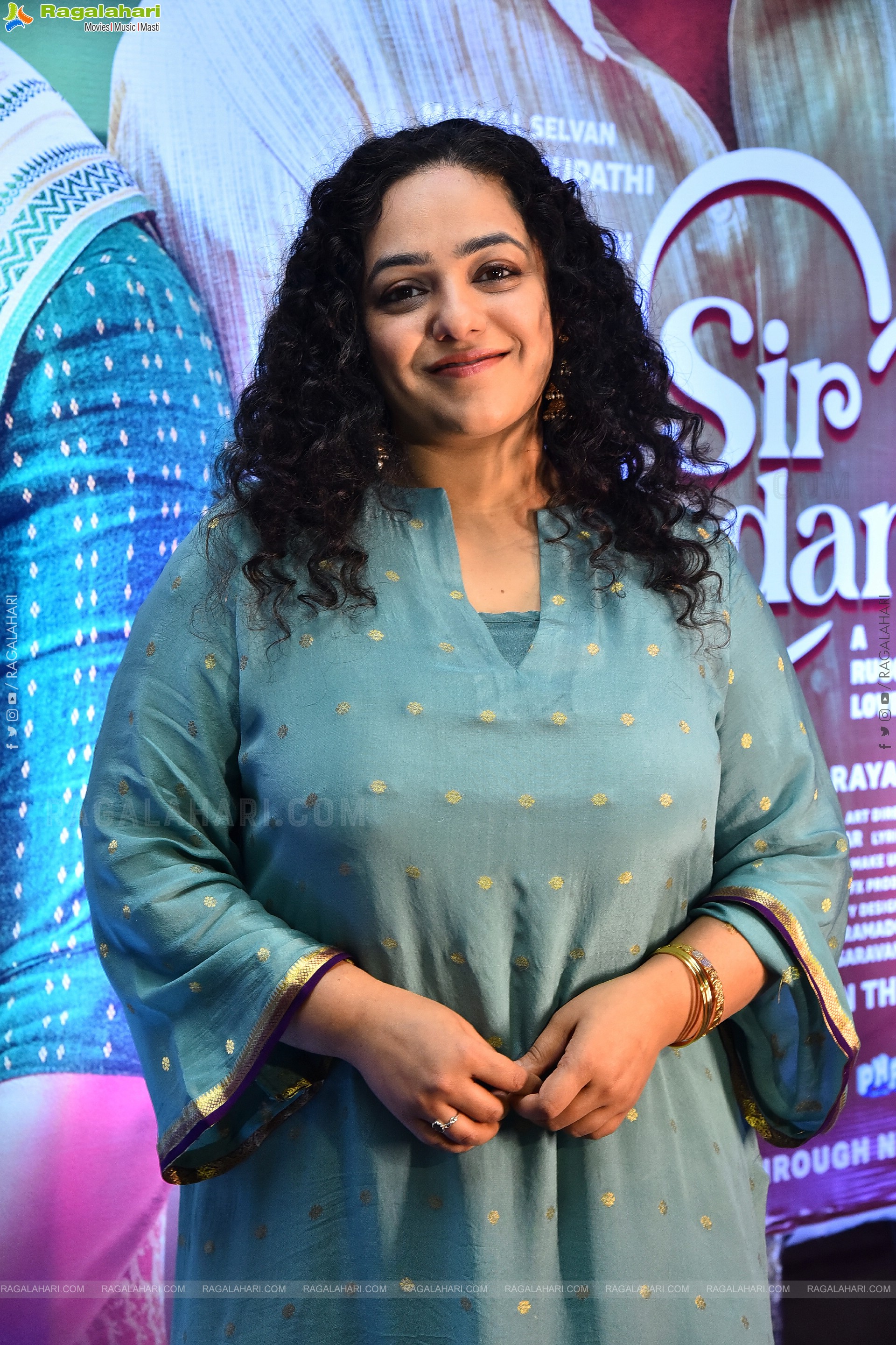 Nithya Menon at Sir Madam Movie Pre Release Event, HD Gallery