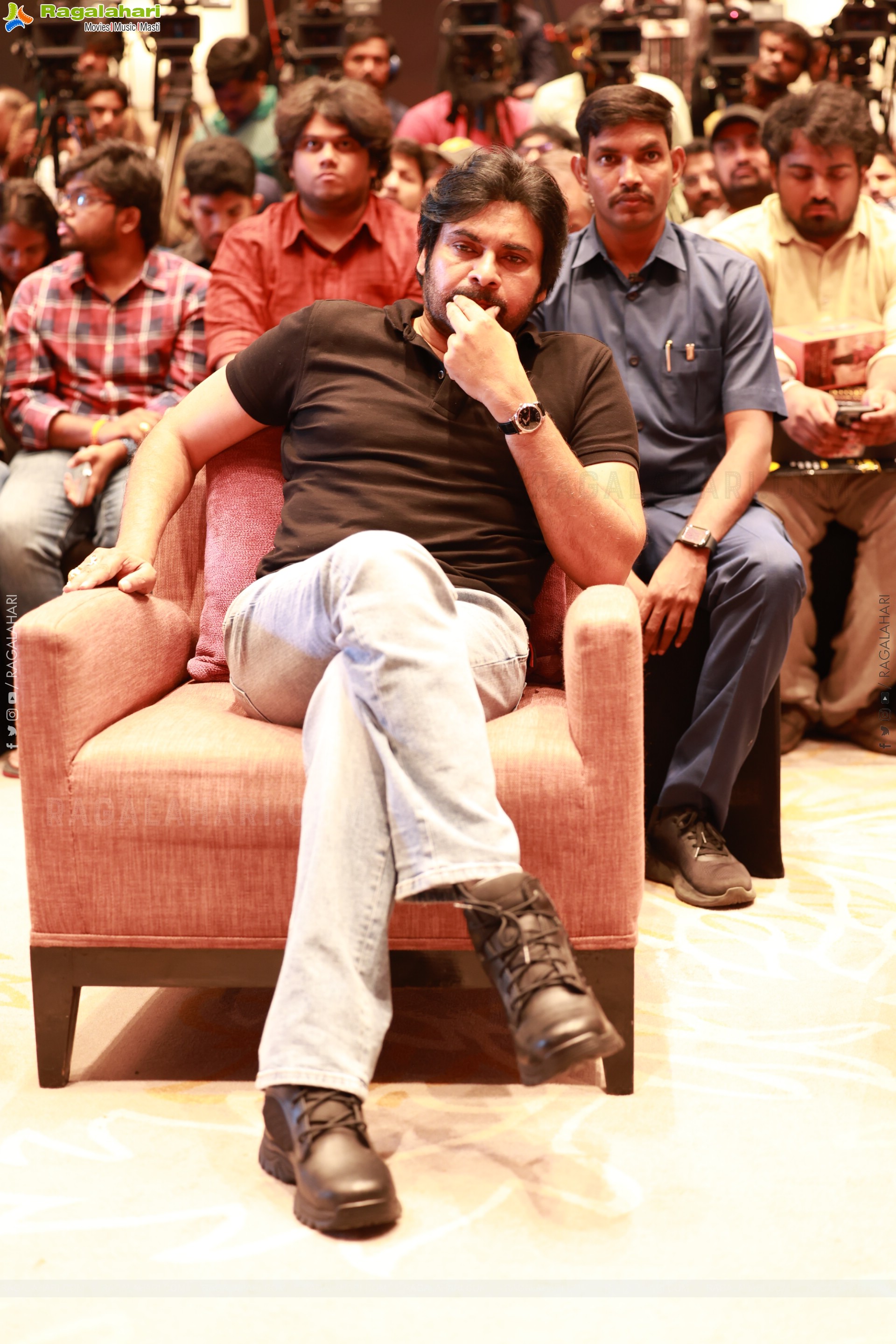 Pawan Kalyan at Hari Hara Veera Mallu Press Meet, HD Gallery