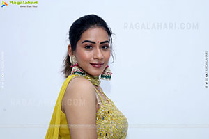 Preeti Sundar in Green Designer Dress, HD Gallery