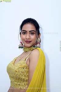 Preeti Sundar in Green Designer Dress, HD Gallery