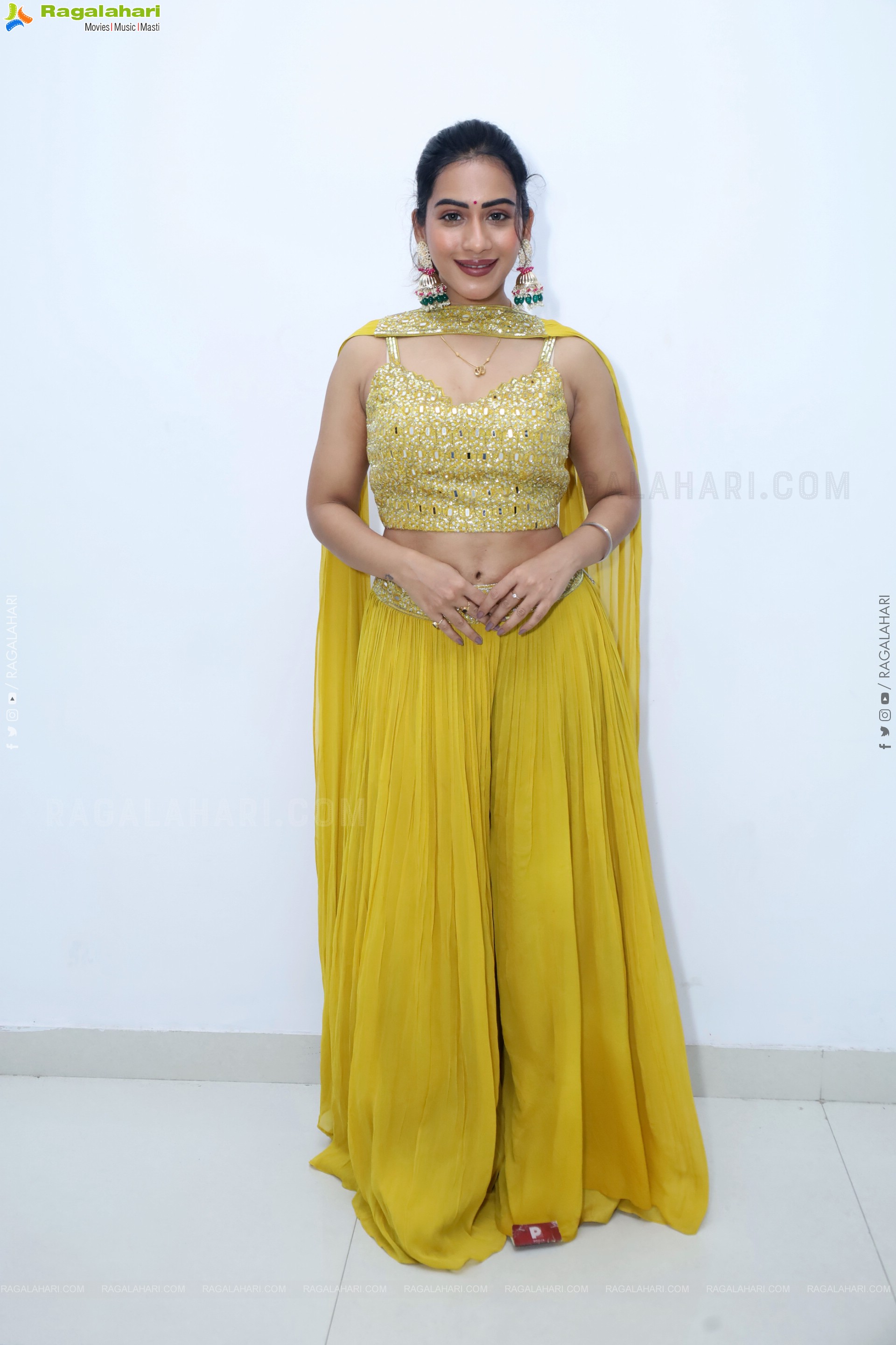 Preeti Sundar in Green Designer Dress, HD Gallery