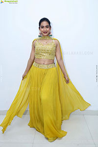 Preeti Sundar in Green Designer Dress, HD Gallery