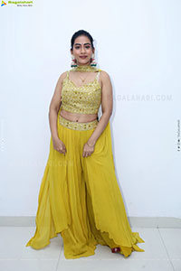 Preeti Sundar in Green Designer Dress, HD Gallery