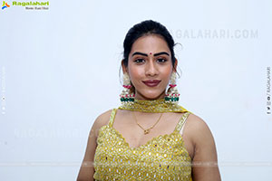 Preeti Sundar in Green Designer Dress, HD Gallery