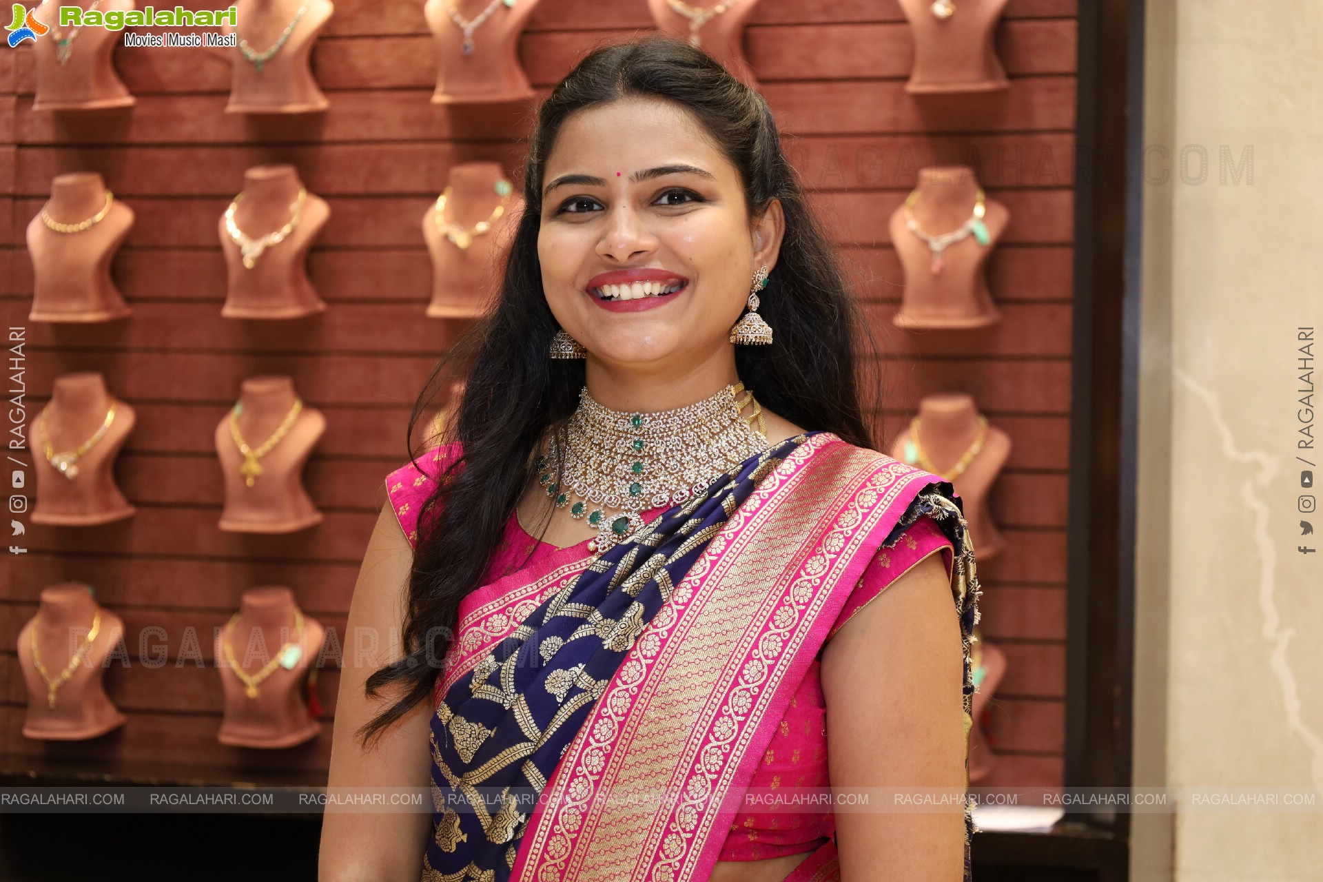 Priya Inturu poses with Traditional Jewellery, HD Gallery