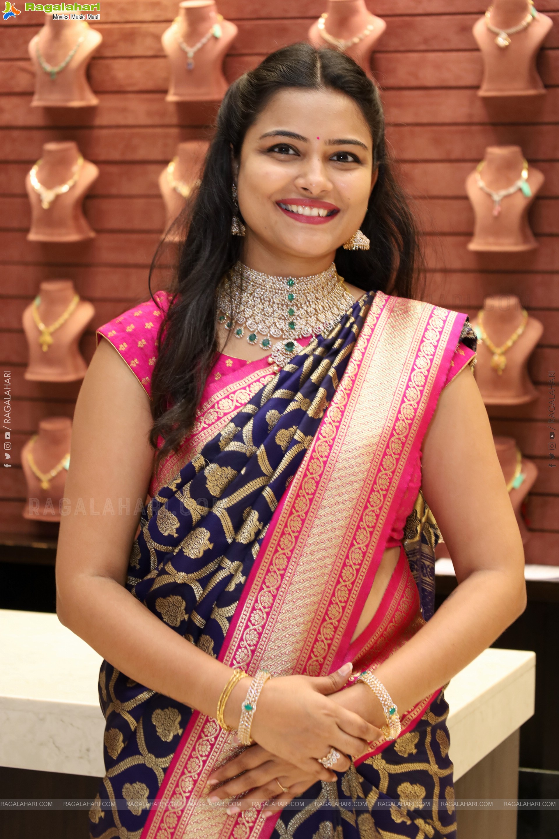 Priya Inturu poses with Traditional Jewellery, HD Gallery