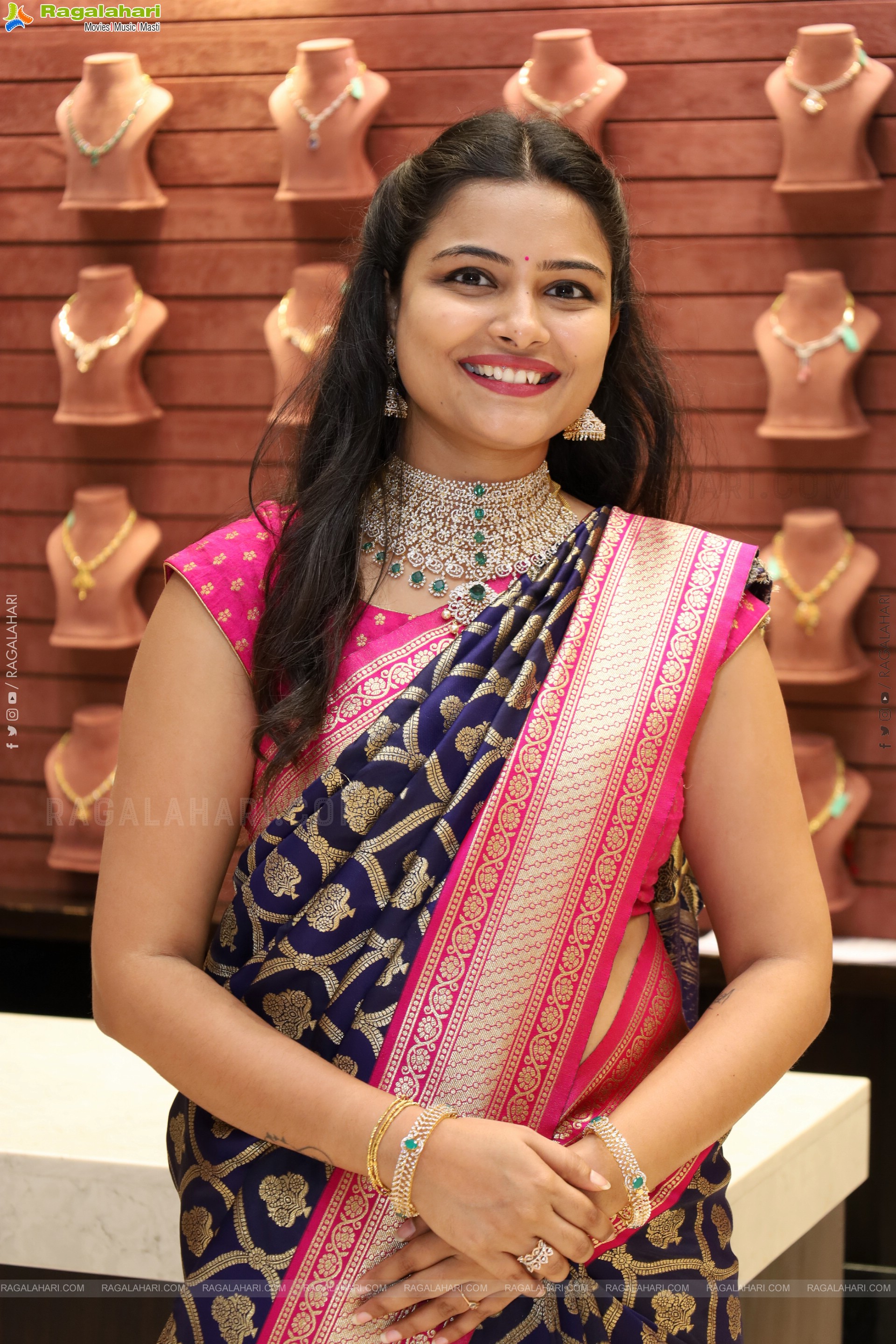 Priya Inturu poses with Traditional Jewellery, HD Gallery