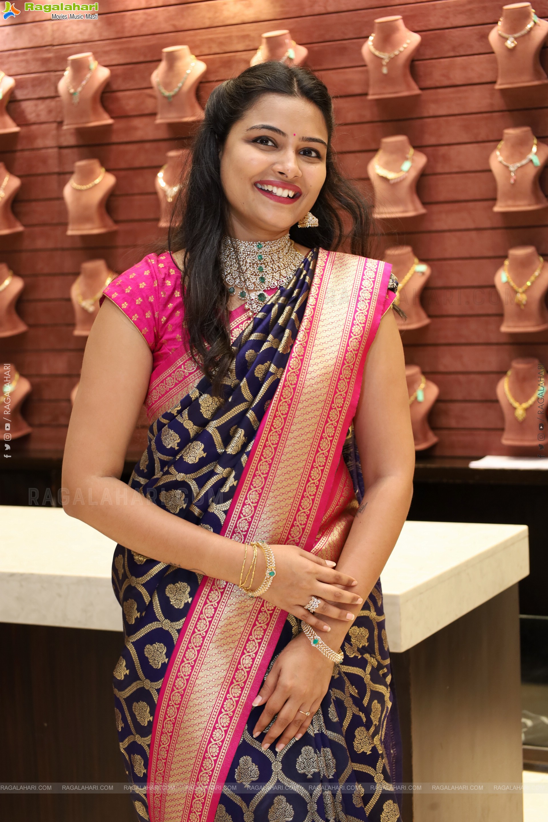 Priya Inturu poses with Traditional Jewellery, HD Gallery