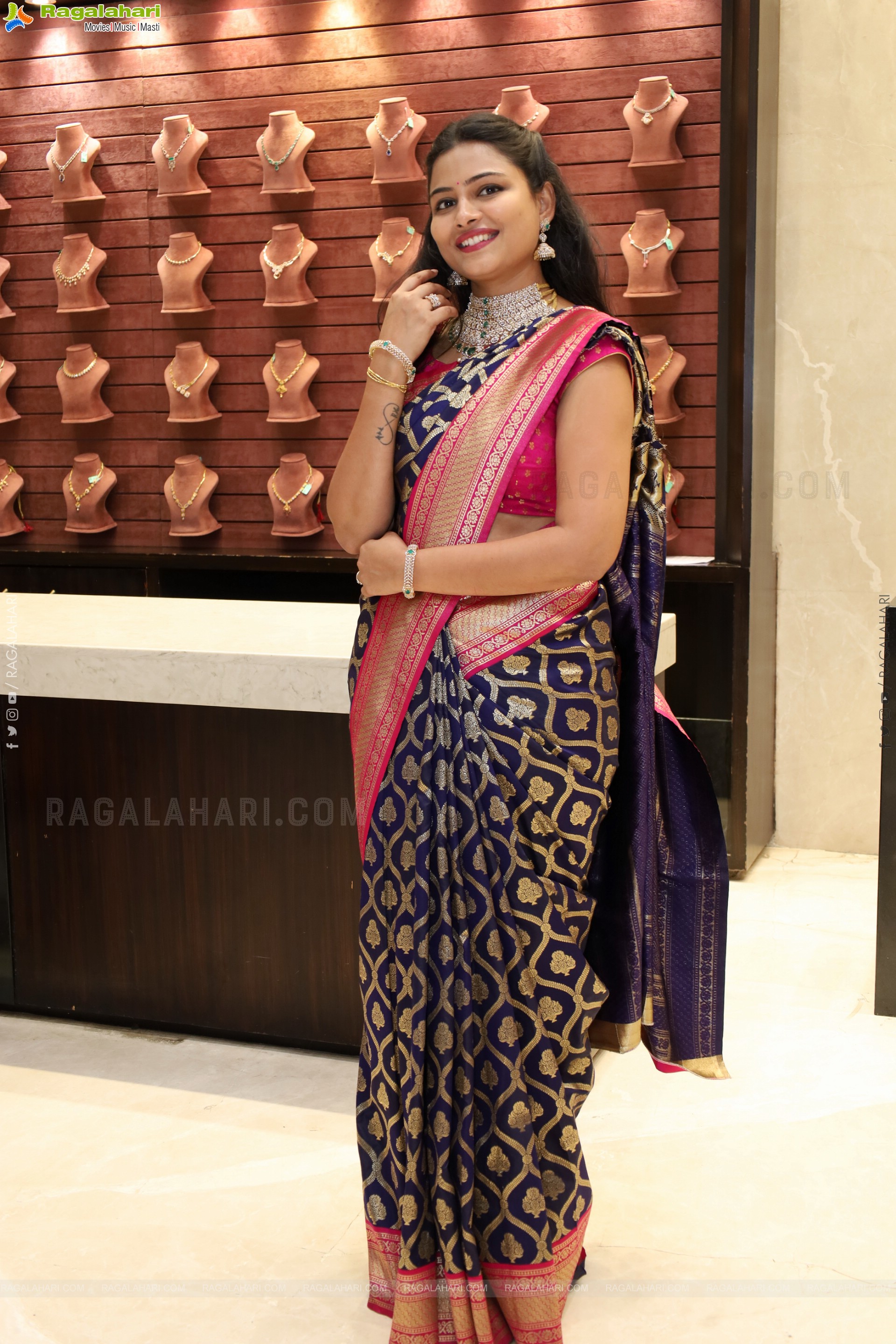 Priya Inturu poses with Traditional Jewellery, HD Gallery