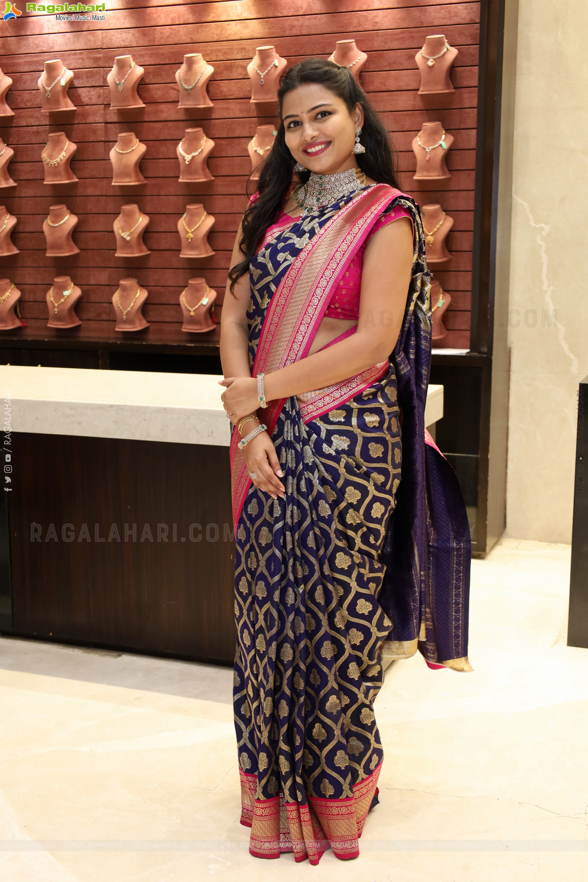 Priya Inturu poses with Traditional Jewellery, HD Gallery