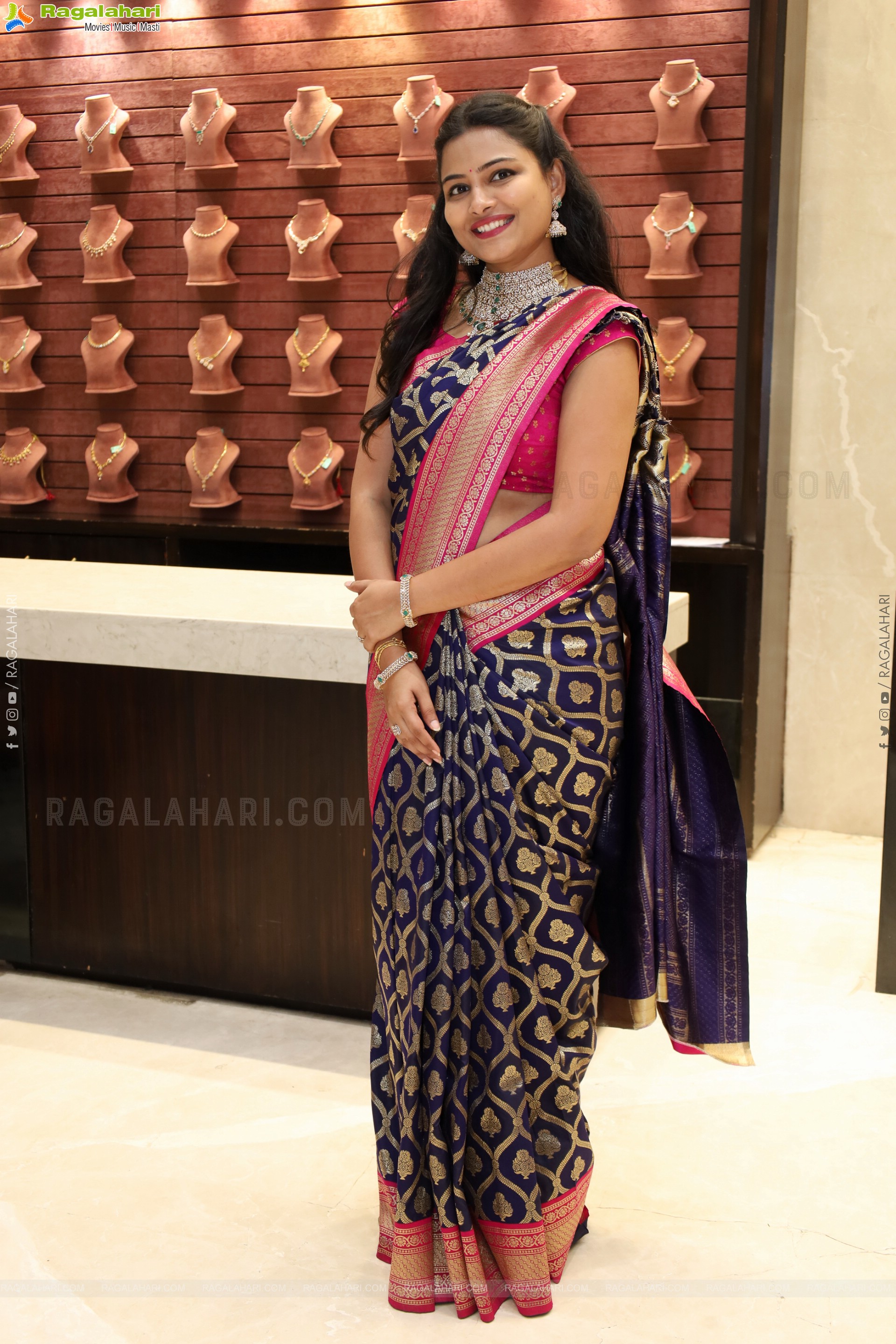 Priya Inturu poses with Traditional Jewellery, HD Gallery