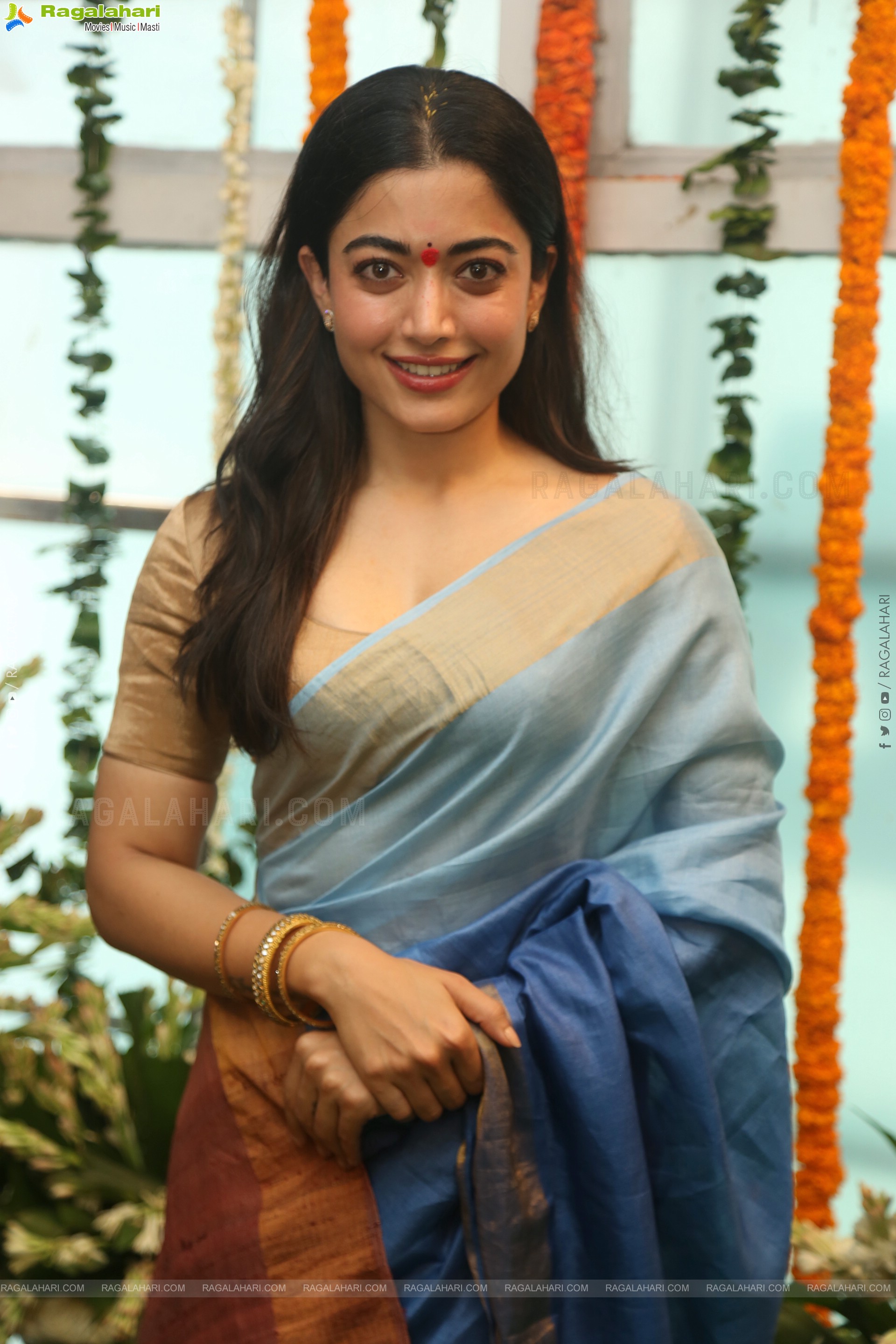 Rashmika Mandanna at Mysaa Movie Launch, HD Gallery