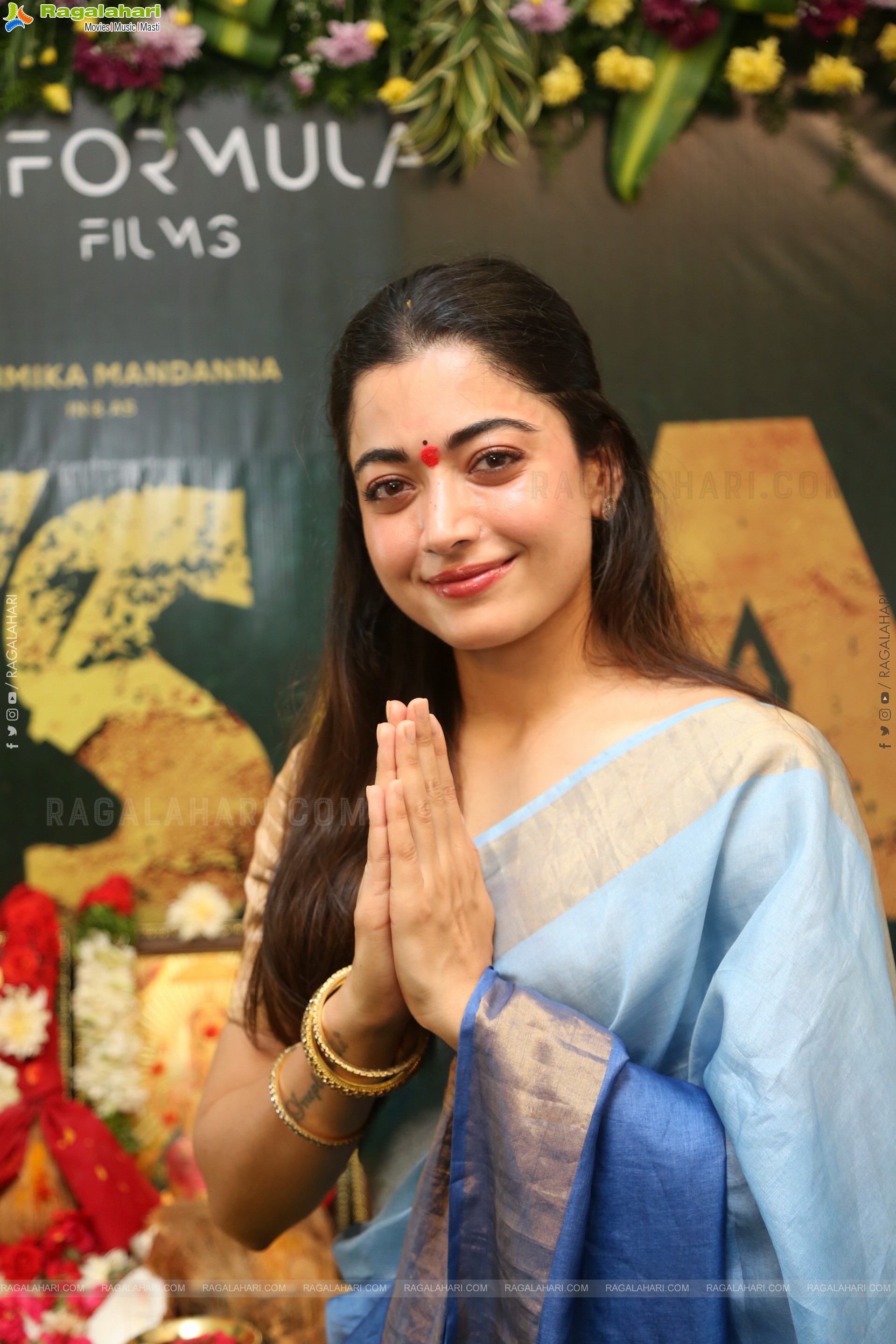 Rashmika Mandanna at Mysaa Movie Launch, HD Gallery