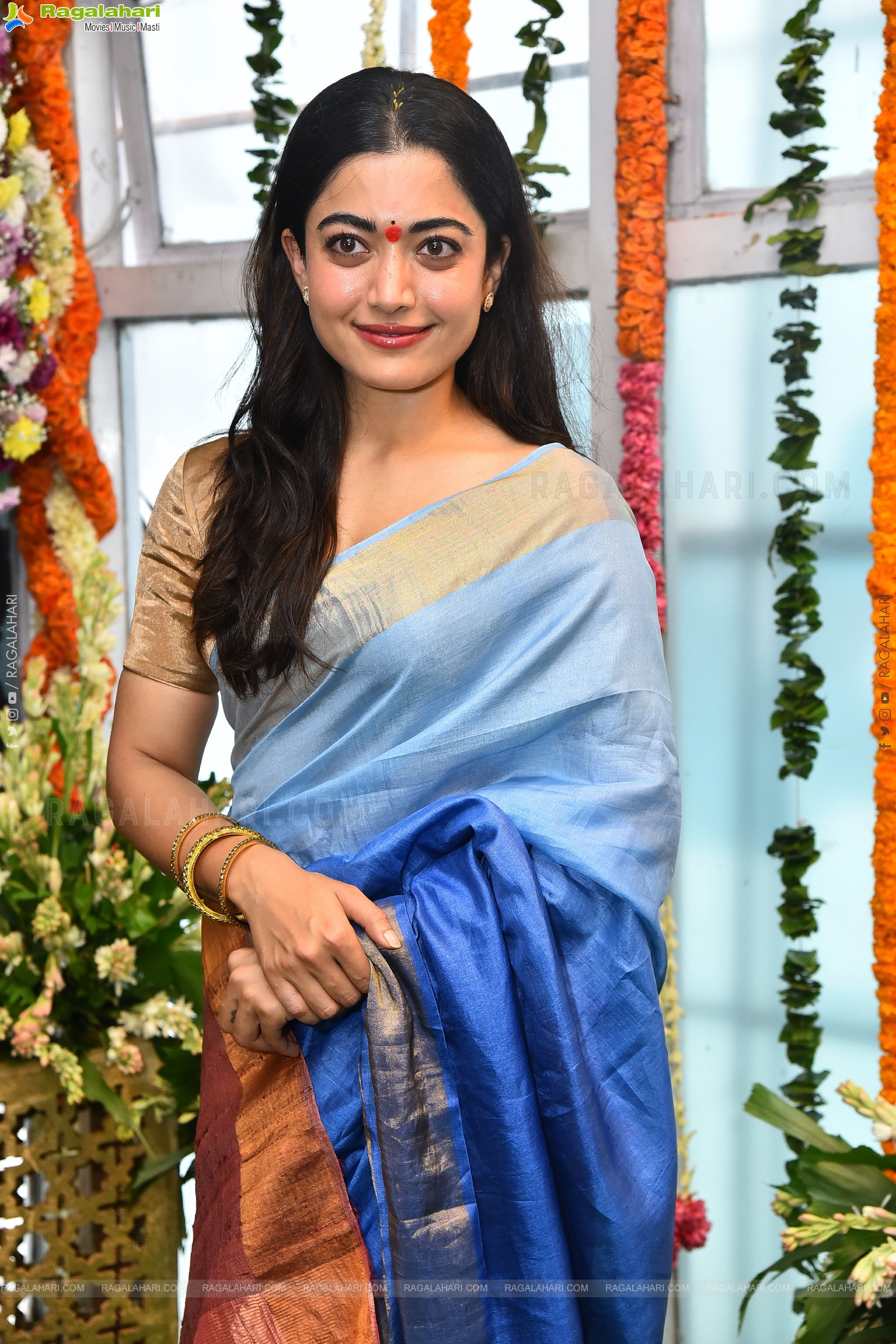 Rashmika Mandanna at Mysaa Movie Launch, HD Gallery