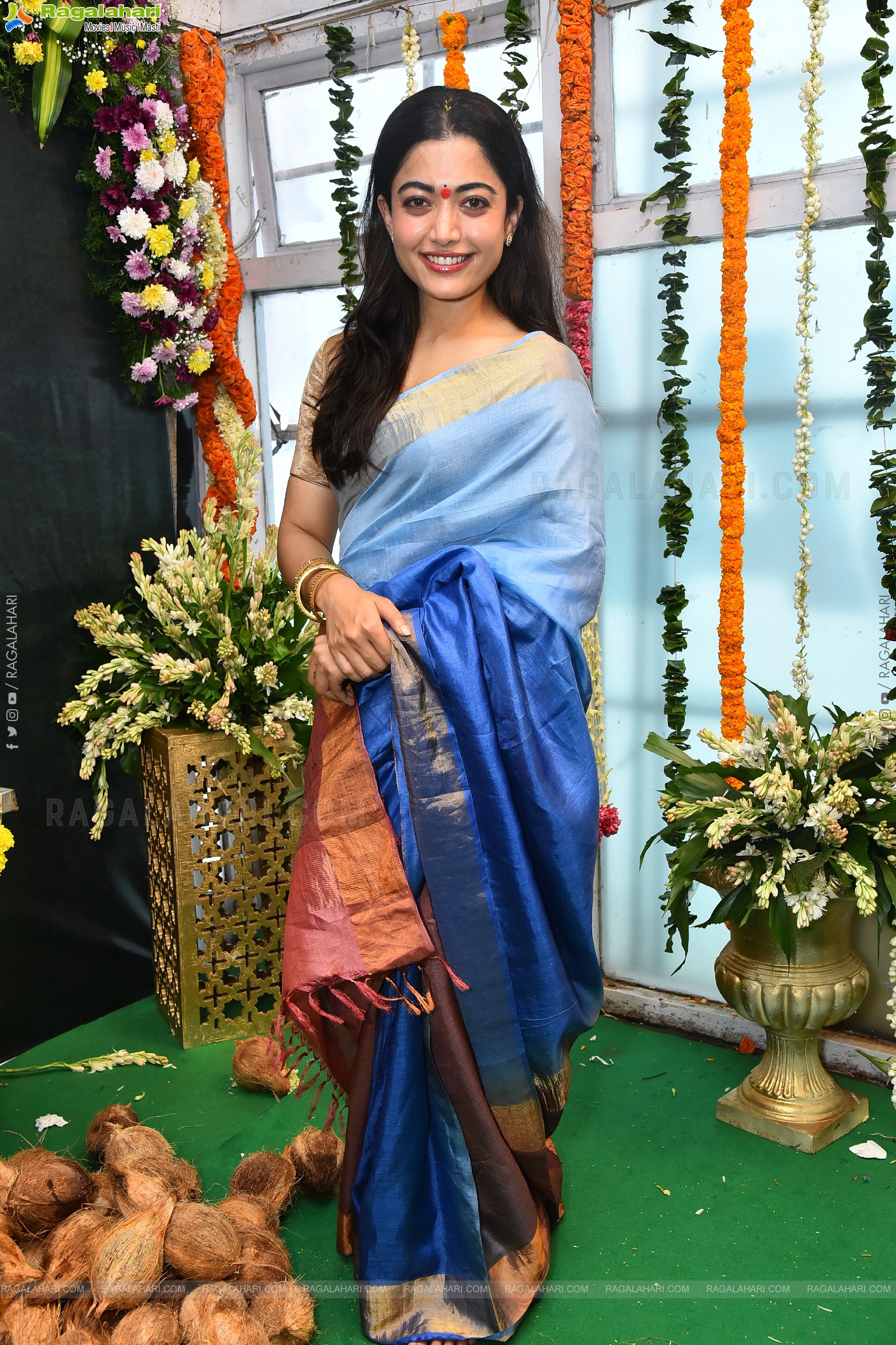 Rashmika Mandanna at Mysaa Movie Launch, HD Gallery