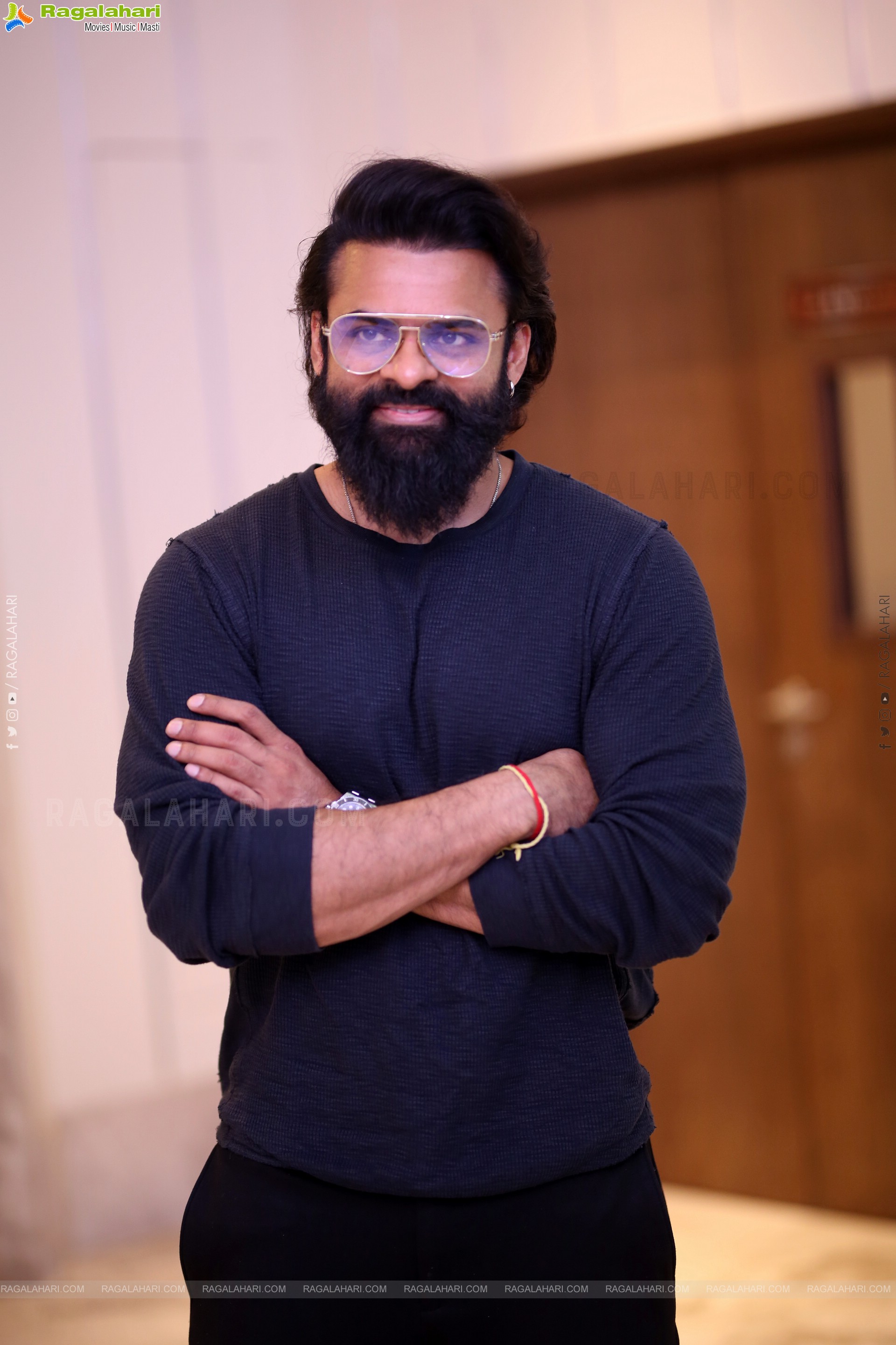 Sai Dharam Tej at Mayasabha Trailer Launch Event, HD Gallery