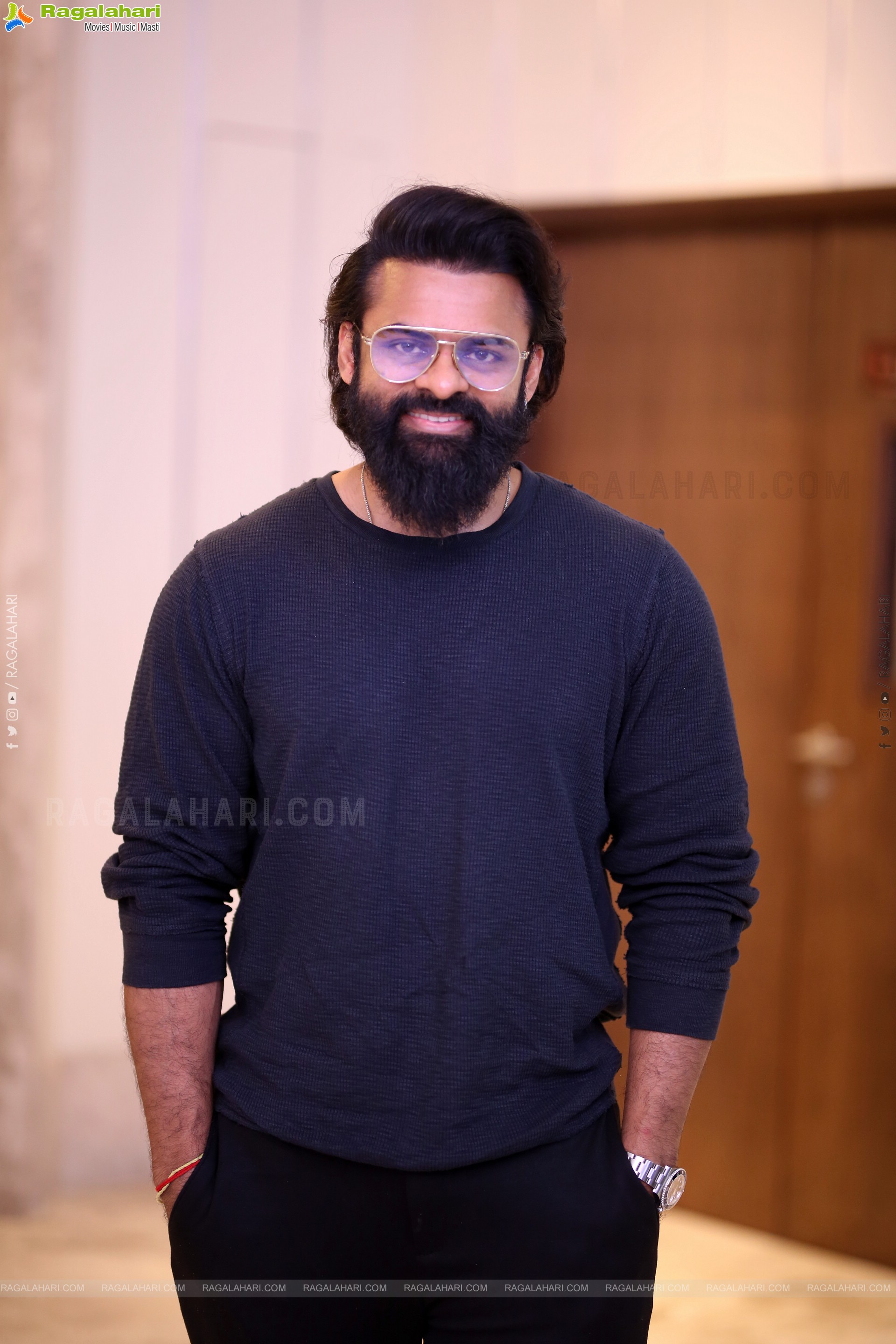 Sai Dharam Tej at Mayasabha Trailer Launch Event, HD Gallery