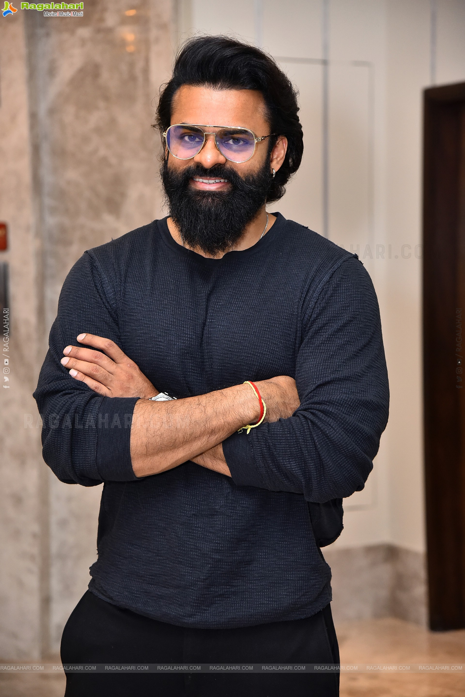 Sai Dharam Tej at Mayasabha Trailer Launch Event, HD Gallery