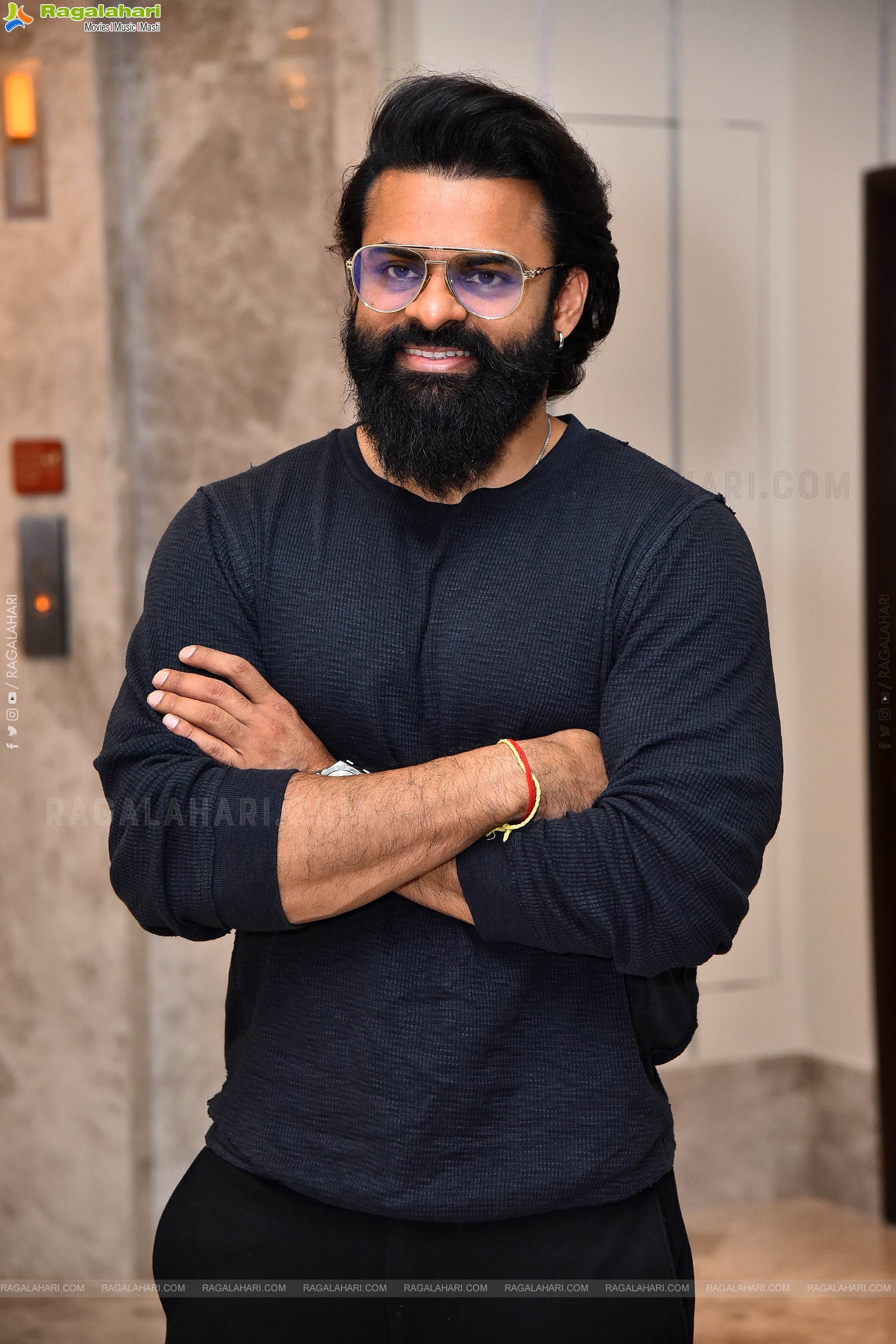 Sai Dharam Tej at Mayasabha Trailer Launch Event, HD Gallery