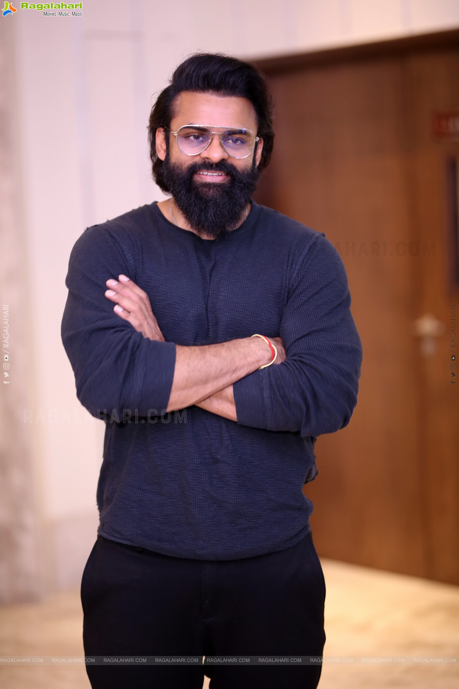 Sai Dharam Tej at Mayasabha Trailer Launch Event, HD Gallery