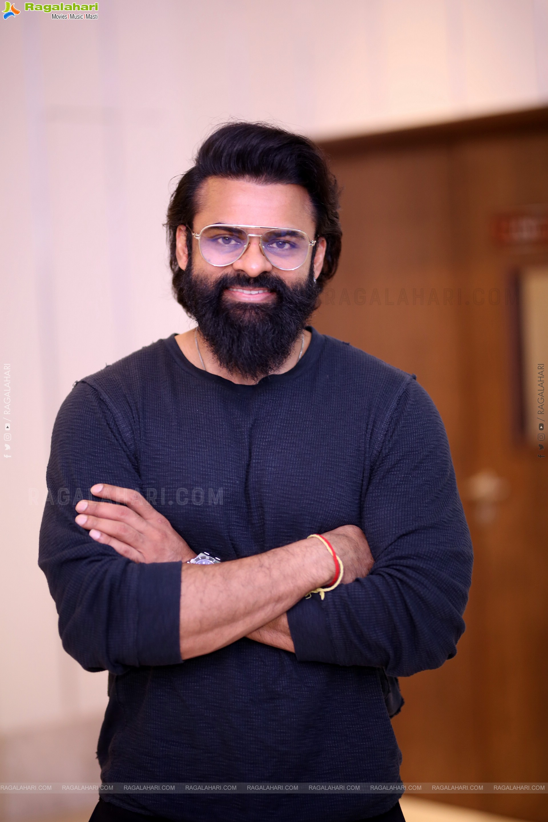 Sai Dharam Tej at Mayasabha Trailer Launch Event, HD Gallery