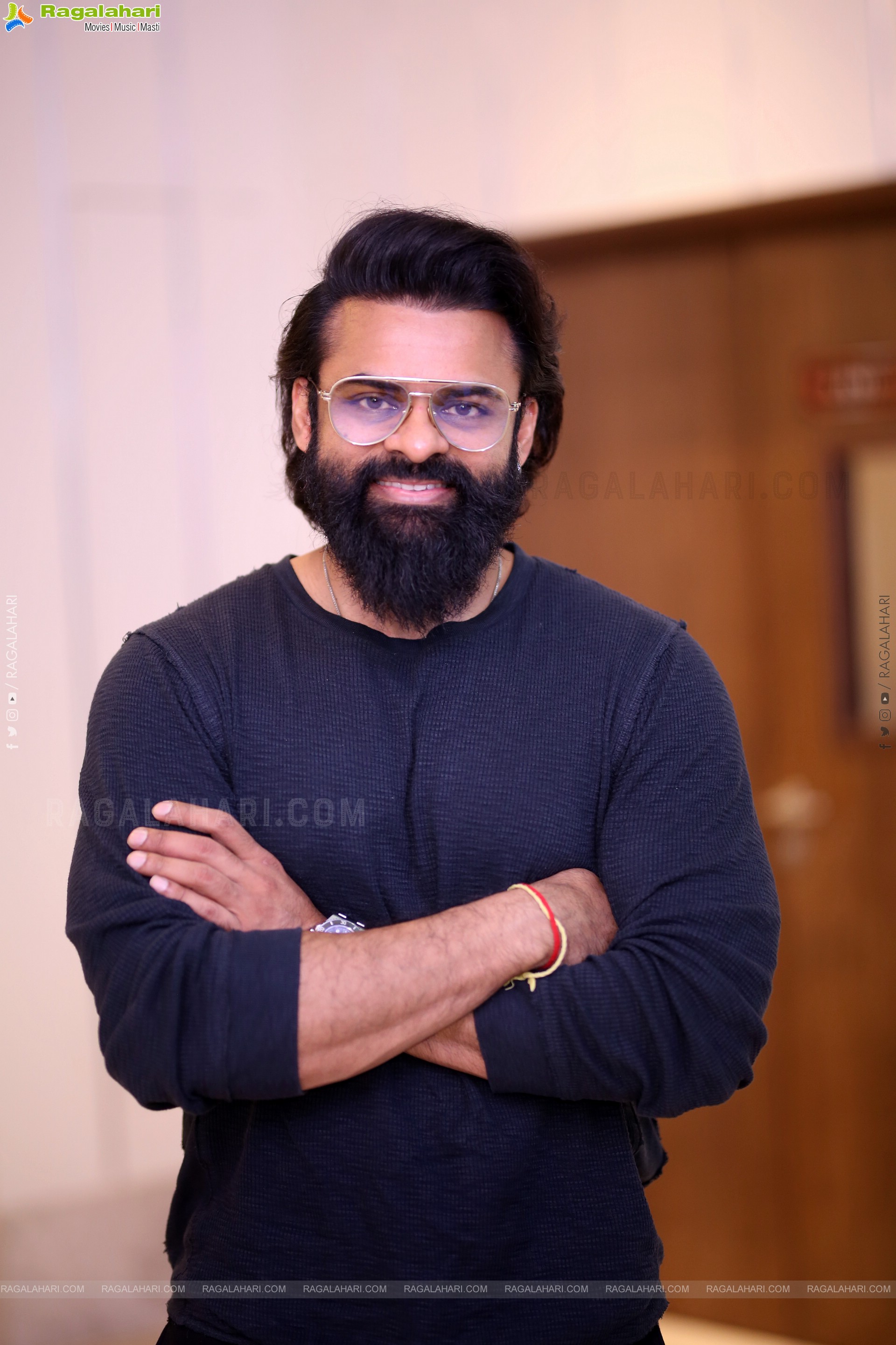 Sai Dharam Tej at Mayasabha Trailer Launch Event, HD Gallery