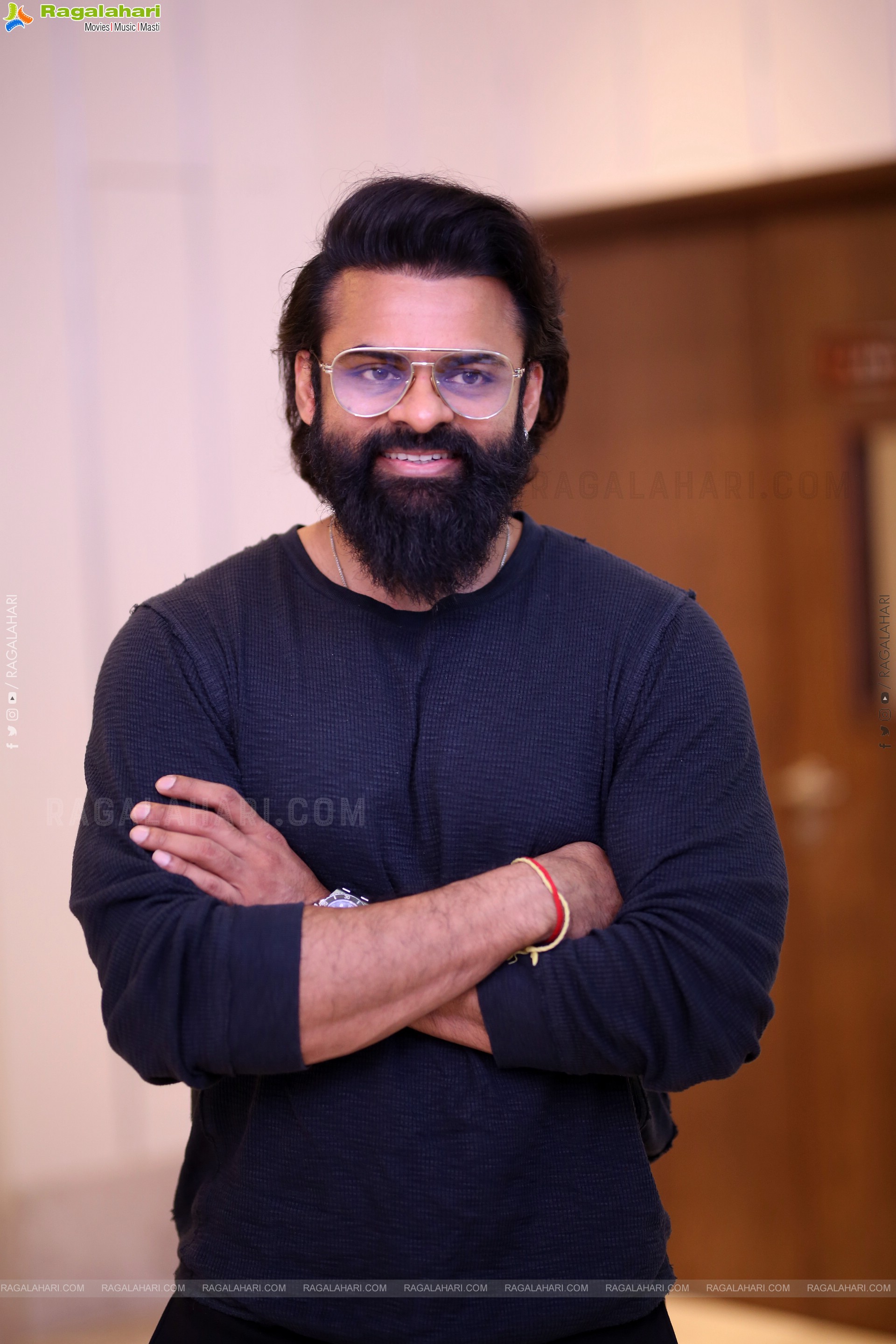 Sai Dharam Tej at Mayasabha Trailer Launch Event, HD Gallery
