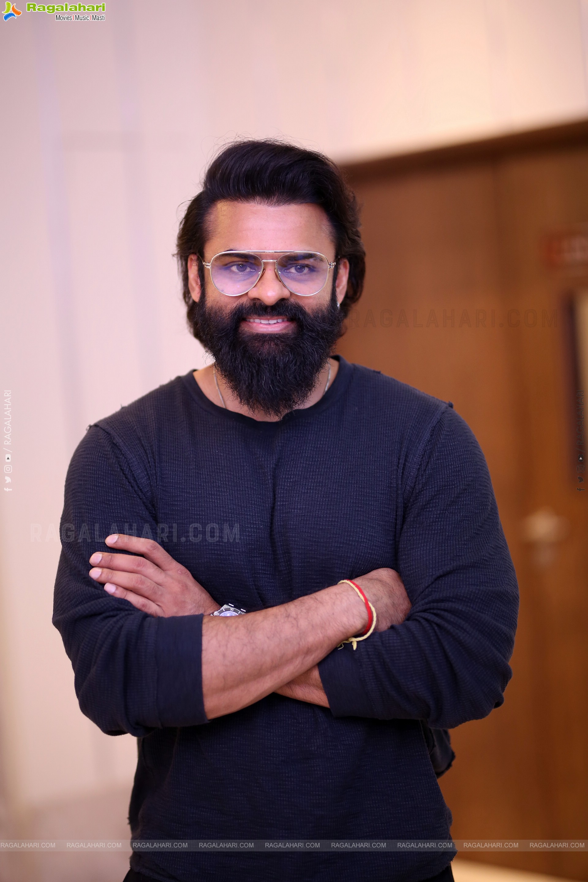 Sai Dharam Tej at Mayasabha Trailer Launch Event, HD Gallery