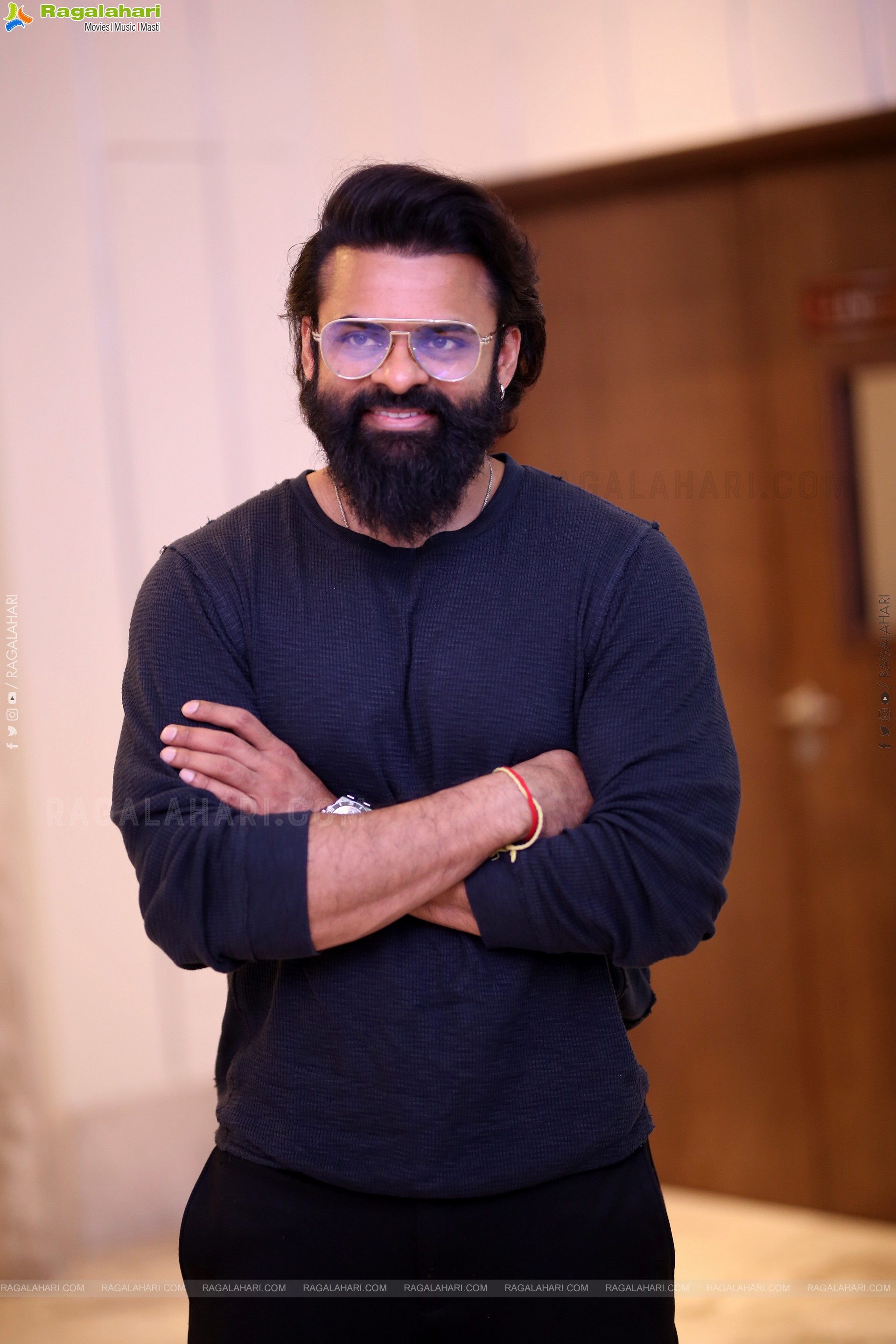 Sai Dharam Tej at Mayasabha Trailer Launch Event, HD Gallery