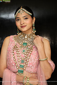 Sanjana Jooluri Poses with Traditional Jewellery, HD Gallery