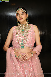 Sanjana Jooluri Poses with Traditional Jewellery, HD Gallery